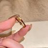 Fashion Design Good Luck Zodiac Horse Ring Cartoon Red Style New Year Rings Adjustable Shiny Opening Ring Women Men
