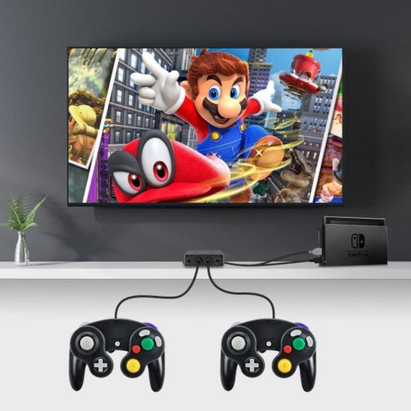 GC в WIIU / ПК / коммутатор 3 в 1 конвертер NGC Conversion Box Последовательная отправка Plug and Play без драйвера