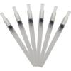 Set of 6 Flat Brushes with Reservoir Wide Tips