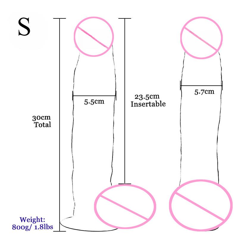 Реалистичный дилдо большого размера, супер толстый, имитация дилдо с присоской, ручной, супер длинный дилдо, секс-игрушки для взрослых