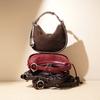 New Matte Cowhide Crescent Bag Niche High-end Personality Versatile Fashion Underarm Bag