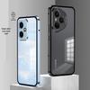 Чехол-бампер для Honor 400/400pro из металла с кнопками-защелками и матовой задней панелью