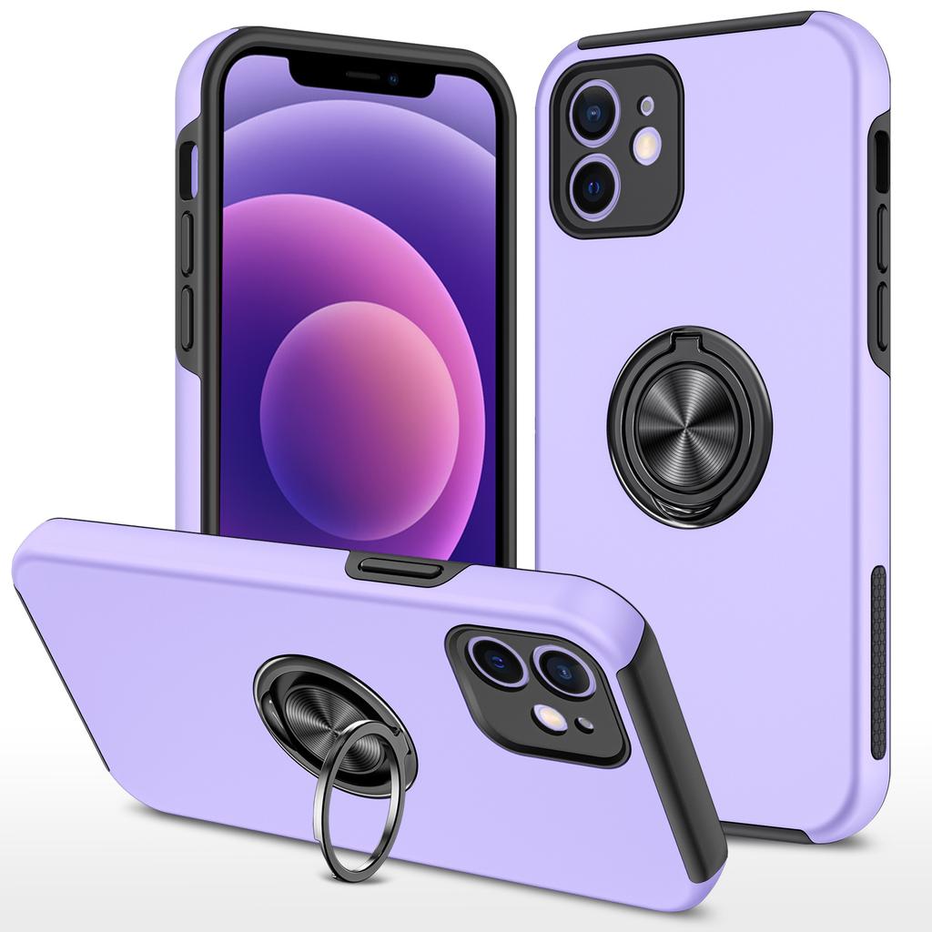 16 Plus Ring Holder Пластиковый Жесткий Чехол Для Телефона Для IPhone 16 15 14 13 12 11 Pro Max XS X XR 7 8 Магнитный Противоударный Чехол