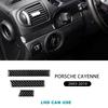 Carbon Fiber Style Interior Sticker for Porsche Cayenne 2003 2004 2005 2006 2007 2008 2009 2010 Door Interior Panel