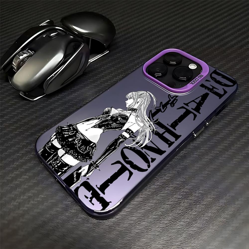 Чехол для телефона Аниме Тетрадь Смерти Для iPhone 17 Air 16 e 15 14 13 12 11 Pro Max Plus Mini SE2020 2022 Противоударная Матовая Задняя Крышка