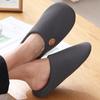 Fashion Shevalues Home Soft Mules Slippers For Men And Women Winter Indoor Warm Non-slip Cotton Shoes Fluffy Mute Flat Slides Large Size