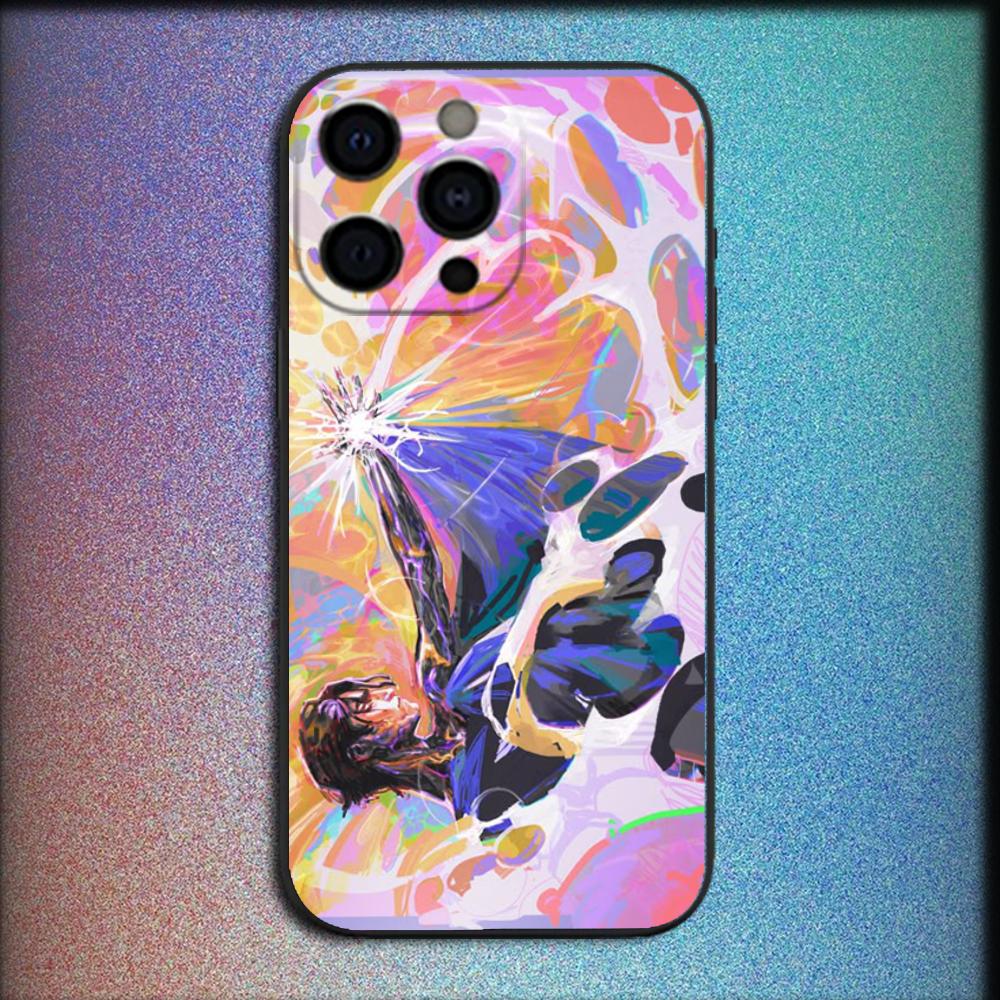 Чехол для телефона Аниме Аркейн Виктор для iPhone 16,15,14,13,12,11,Pro,X,XS,Max,XR,Plus,Mini Мягкий Черный Чехол