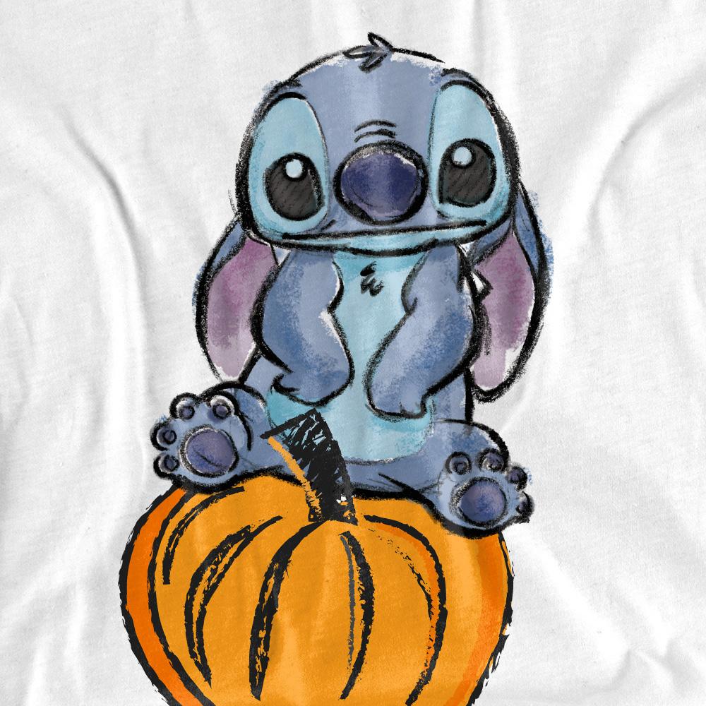 Lilo & Stitch Womens/Ladies Pumpkin Sketch T-Shirt