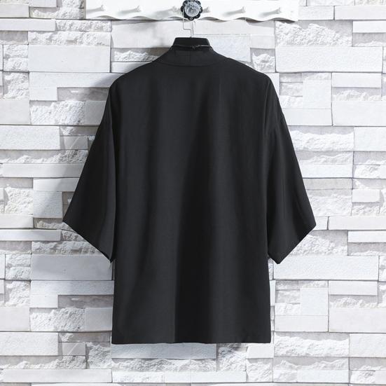 Плащ Пальто Тонкий Свободный крой Плюс Размер Чистый Цвет Китайский Стиль Плащ Рубашка Уличная Одежда