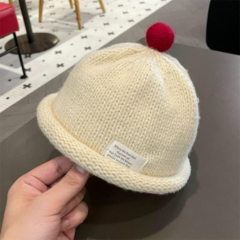 Cute Design Knitted Beanie Warm Infant Cap Fashion Landlord Hat Kids Boy Girl