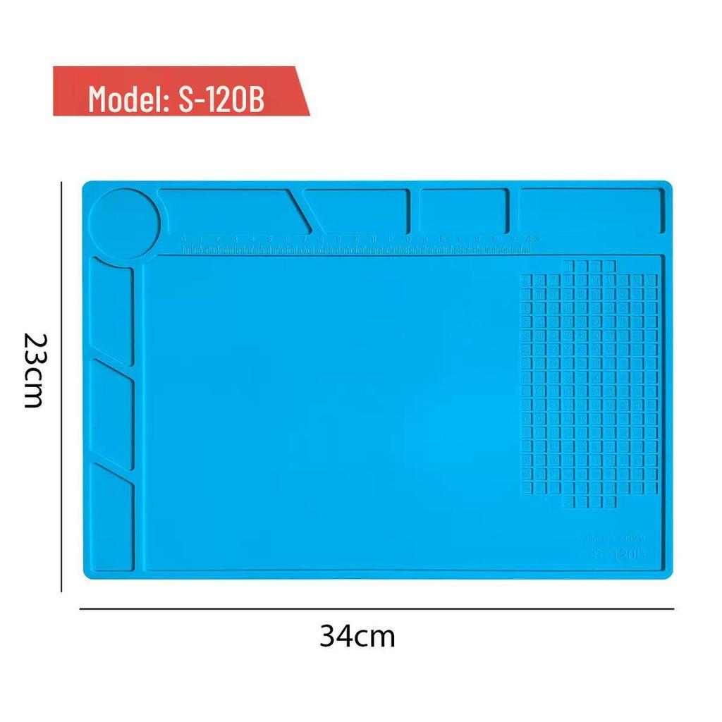 Silicone Heat-Resistant Magnetic Soldering Mat TE-504 for Mobile and Computer Repair