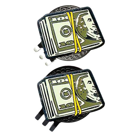 America Cash Маркер для мяча для гольфа Магнитный зажим для шляпы для гольфа Мужчины Женщины Шляпы для гольфа Брюки Сумки Козырьки Ремни Металлический зажим Аксессуары для гольфа Подарок для энтузиастов