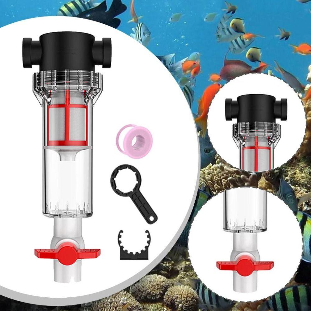 Built-in Fish Tank Filter Filtration Fish Waste Collector New Aquarium Filter Fish Tank