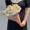 10 шт. Креативная Романтическая Упаковочная Бумага для Вафельных Рожков Масляная Живопись Плотная Бумага-Обертка для Цветов DIY Цветочные Подарочные Коробки Декор Комнаты