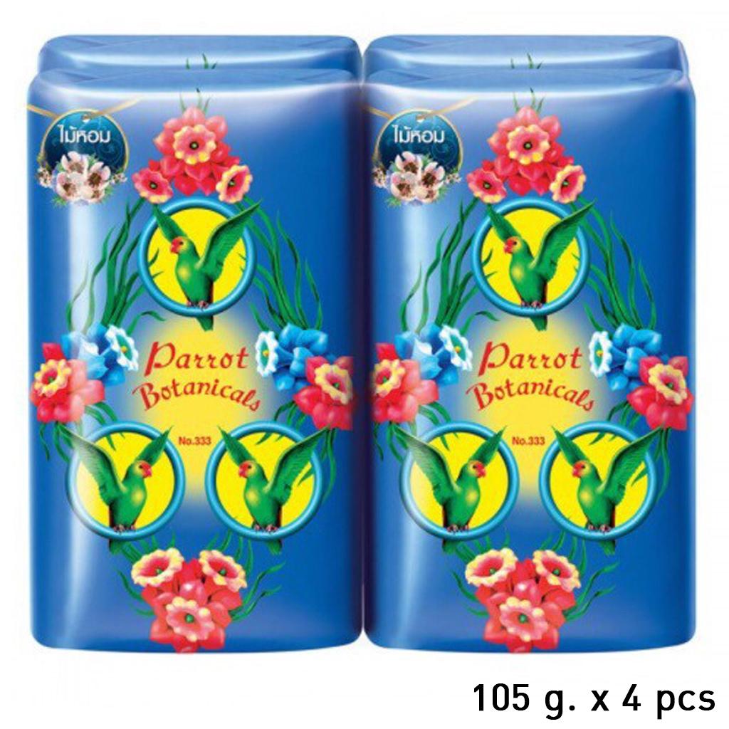 Parrot (Nokkaew) Мыло Botanical 70 г / 105 г x 4 шт - тайское