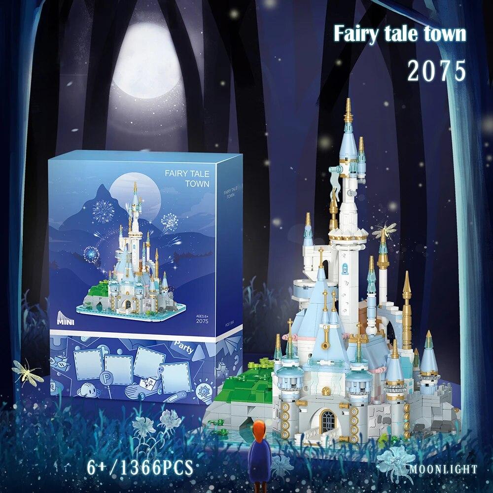 TOYLINX DIY Модель 1366 Деталей Набор Строительных Блоков Замок Принцессы Конструктор Кирпичики Сборная Игрушка для Детей и Взрослых с Коробкой