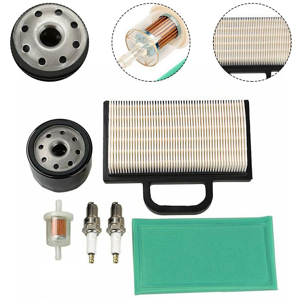 Lawn Mower Essential Filters Package Compatible with For Intek V Twin Engines Featuring Multiple OEM References