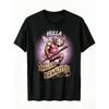 Holla The Violence Fairy Purple Smoke Pink Tutu Of Fairy Tee Men'S Black Tee Funny Perfect For Home|Outdoor|Work|Gifting (Birthdays|Valentine'S