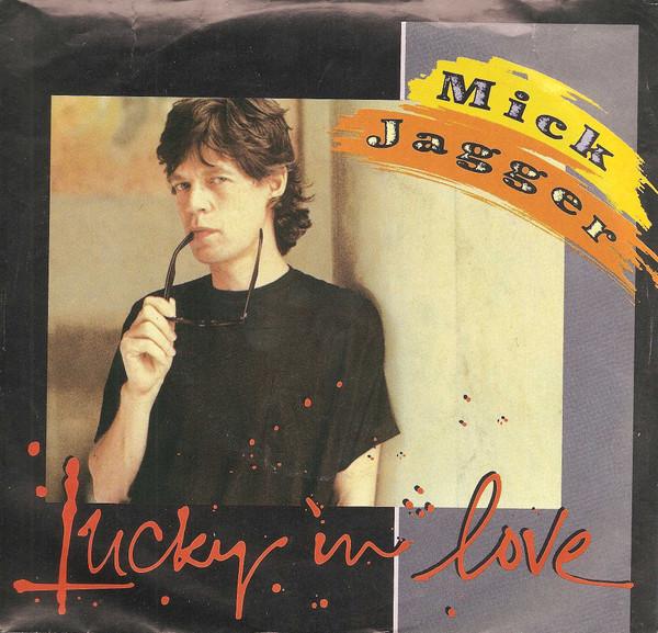 7-дюймовая пластинка MICK JAGGER Lucky In Love 3804893 Columbia 1985 Канада Рок Б/у