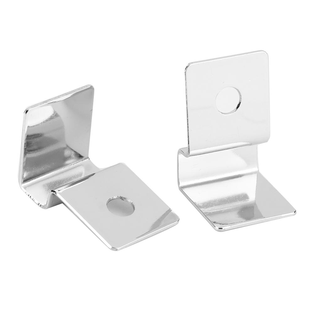 4Pcs Stainless Steel Fish Tank Support Bracket Aquarium Glass Cover Clip