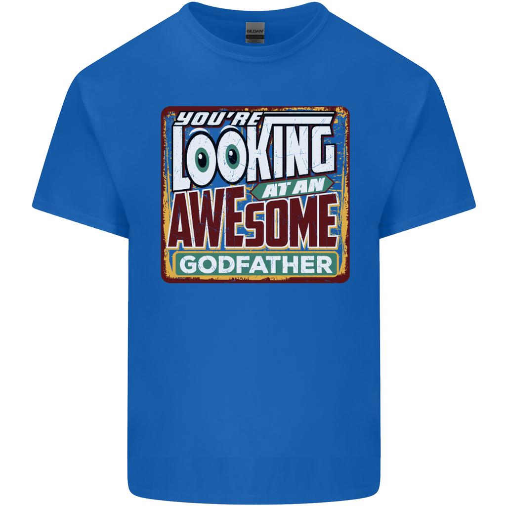 An Awesome Godfather Unisexs Light Cotton Tshirt