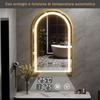 LED Bathroom Mirror 3 Lighting Adjustable Touch Control Wall Mounted Dimmable Bathroom Mirror EU Plug For Grooming Makeup
