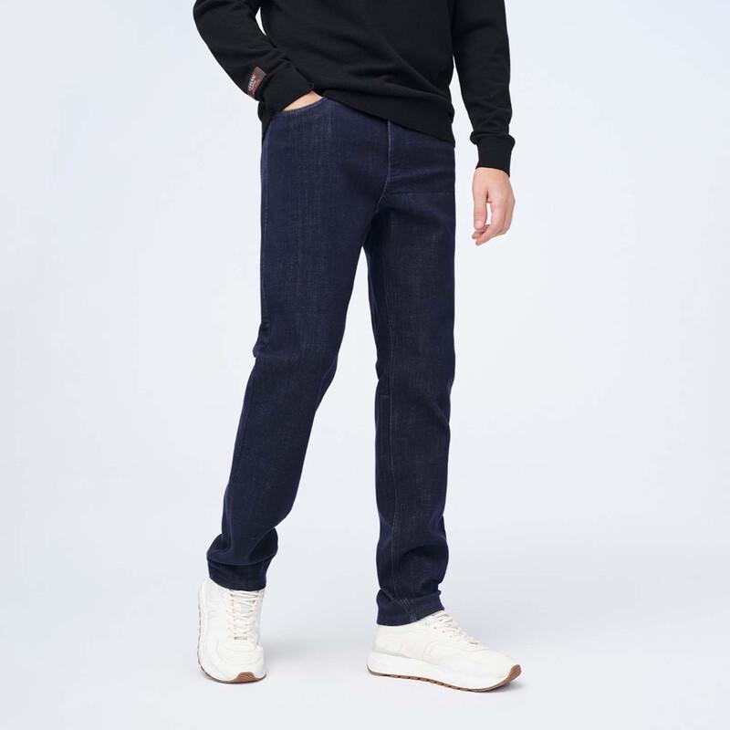 Мужские джинсы прямого кроя GIOVANNI VALENTINO с начесом