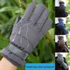 Men's Winter Warm Waterproof Motorcycle & Skiing Gloves - Thick Velvet, Cold-Proof, Outdoor Cycling, Cotton.