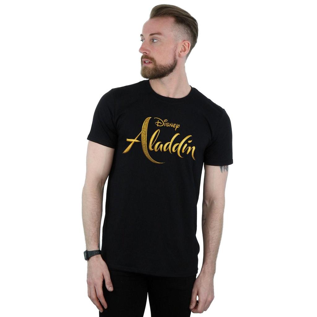 Disney Mens Aladdin Movie Logo T-Shirt