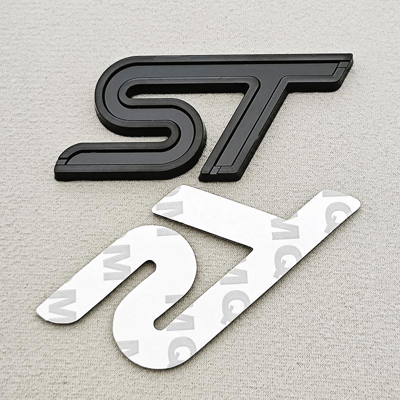 BLFE6 3D Металлический Логотип Стайлинга Автомобиля STLine ST Задний Значок на Багажник Передняя Решетка Эмблема Для Ford Foucs Fiesta Mondeo Escape Внешняя Аксессуар