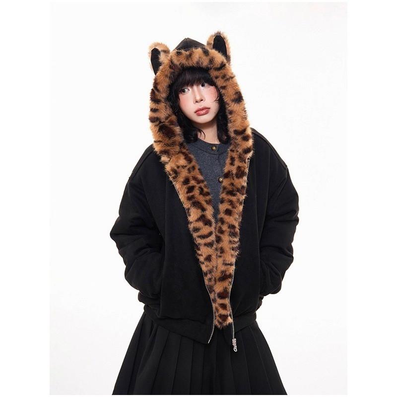 Womens Short Hooded Cotton Puffer Jacket Thick Warm Winter Casual Coat Loose Fit