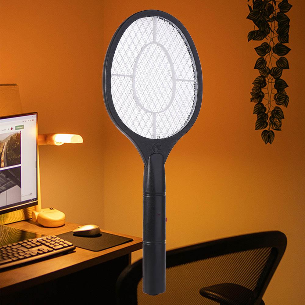 Cordless Electric Mosquito Swatter Battery Powered Insect Bug Zapper Fly Swatter Indoor
