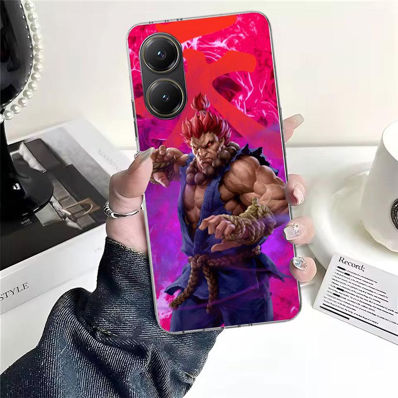 Игровой S-Street F-FighterS Мягкий чехол для телефона для Xiaomi Redmi 15C 15 13C 13 Poco X5 X6 X7 F7 Ultra M7 12C 12 10 10C 9C 9A 9T 9 Funda