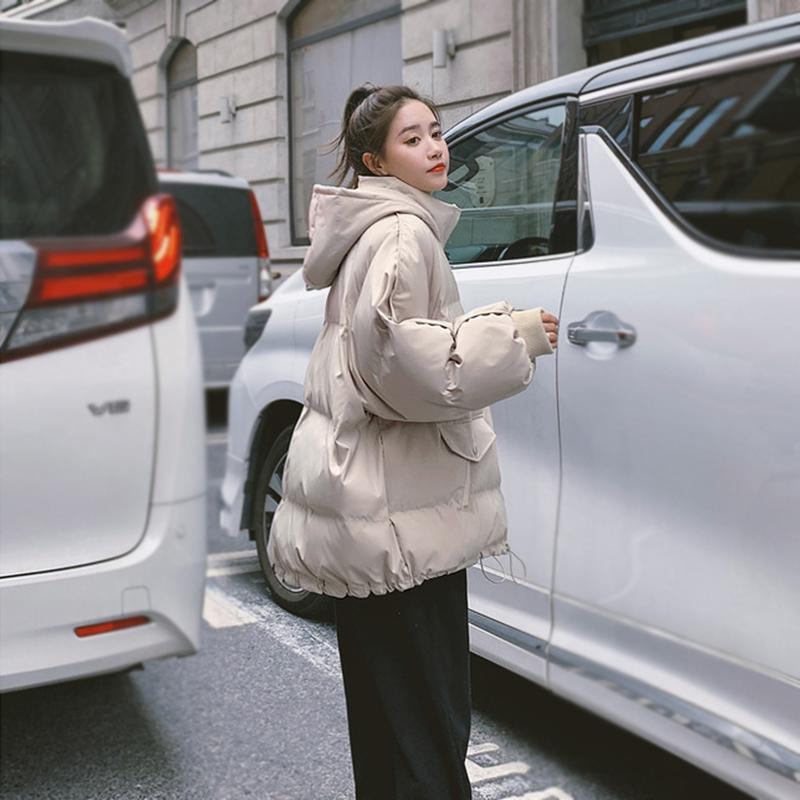 Зимняя женская куртка, новинка 2023, женская короткая пуховая куртка в корейском стиле, свободная осенне-зимняя хлопковая верхняя одежда