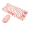 Wireless Keyboard Mouse Set Stylish Slim Round Keycaps   Ergonomic 2.4G Keyboard Mouse Combo for Desktop PC Computer