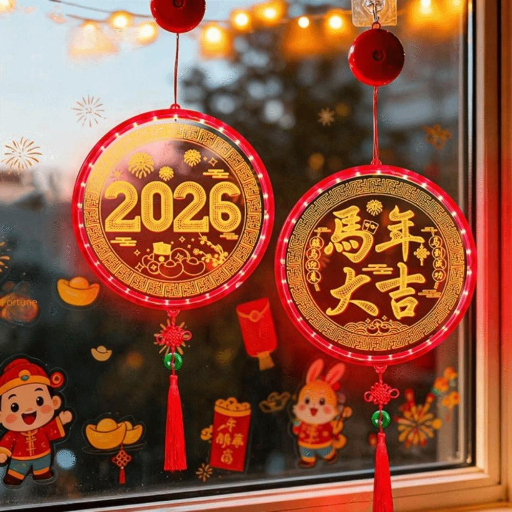 Acrylic New Year Lantern Red Hanging Lights New Red Hanging Lanterns Chinese New Year
