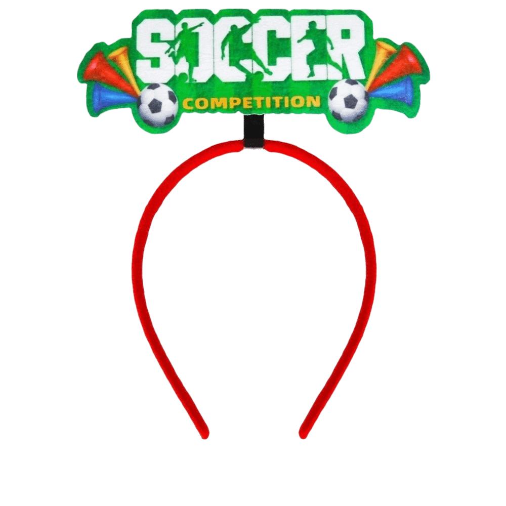 Charming Design Soccer Fan Headband Plastic Party Decoration Headband  Photo Props