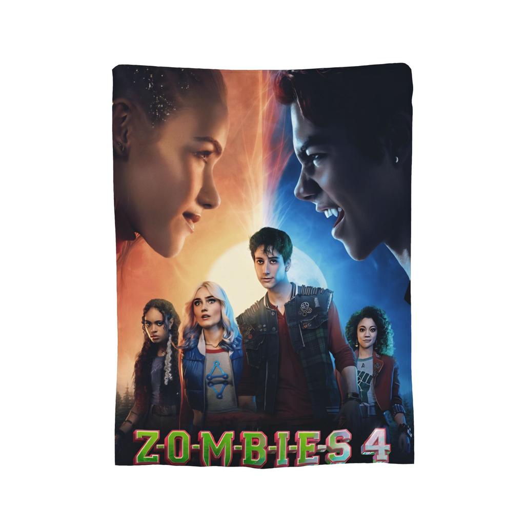 Zombies 4 Vintage Malachi Barton Blanket Flannel Lightweight Throw Blanket for Bedding Couch Bed Rug