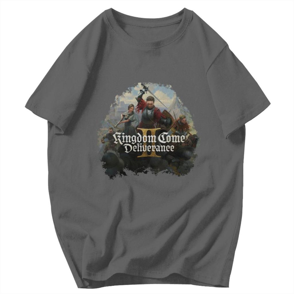 Мужская футболка Kingdom Come Deliverance Летние Графические футболки Y2K Унисекс Топы Футболки