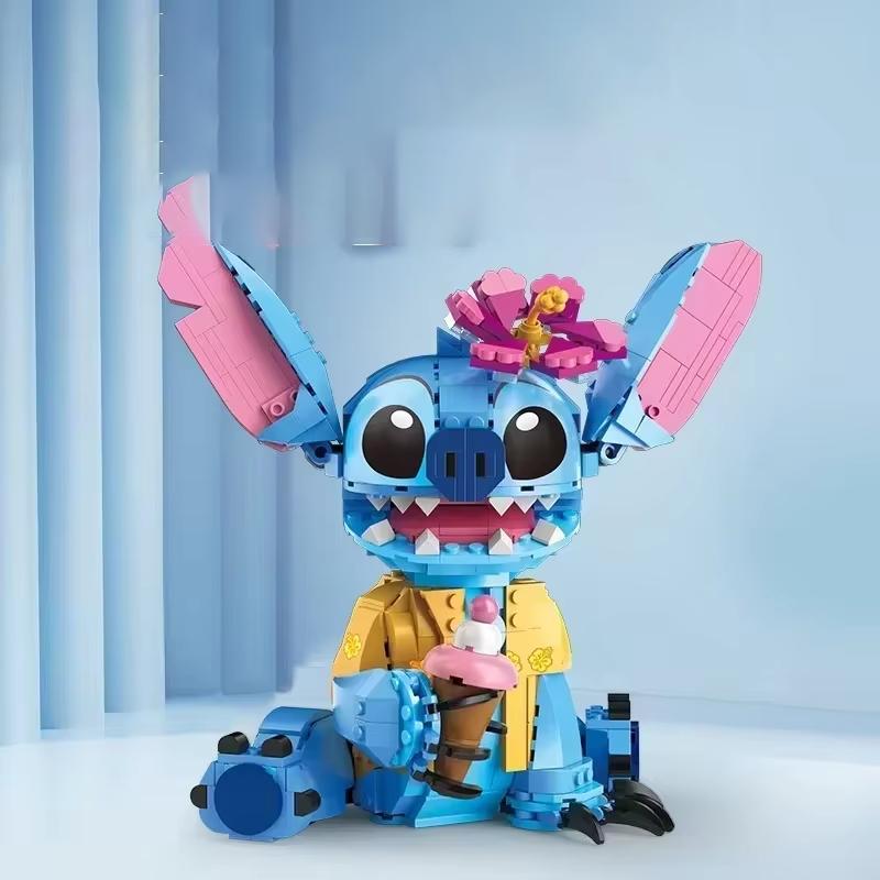 MINISO 2025 Новые Совместимые Блоки Стич Стич Девочки Мальчики Подарок на День Рождения Рождество Игрушка