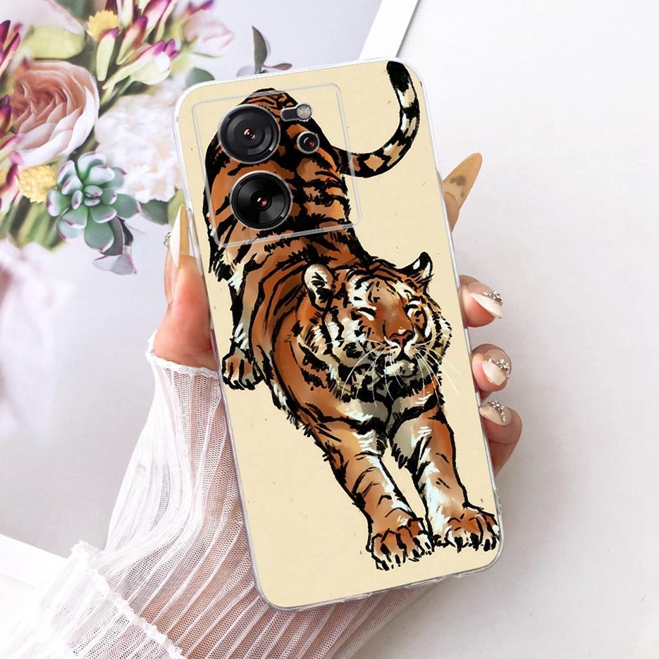 For Xiaomi Mi 13T Pro 5G Case Luxury Butterfly Tree Painted Cover Soft Silicone Phone Case For Xiaomi 13T Pro Mi13T Pro 5G Shell
