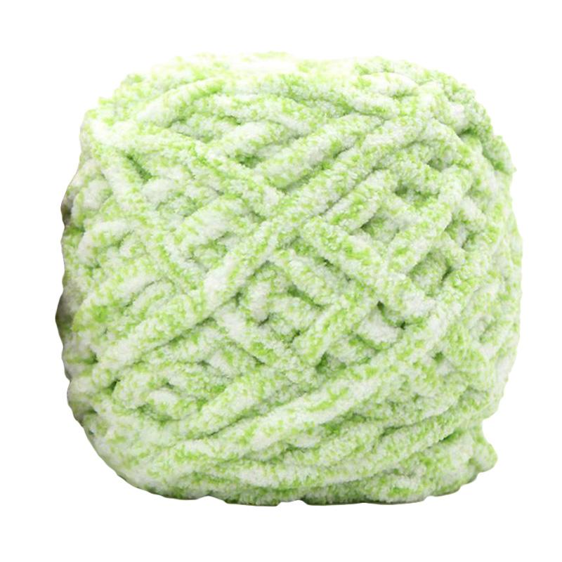 100g/roll Handwoven Thick Wool Yarn Ice Stripe Thread Thread Coarse Yarn Arctic Velvet Yarn Sandal