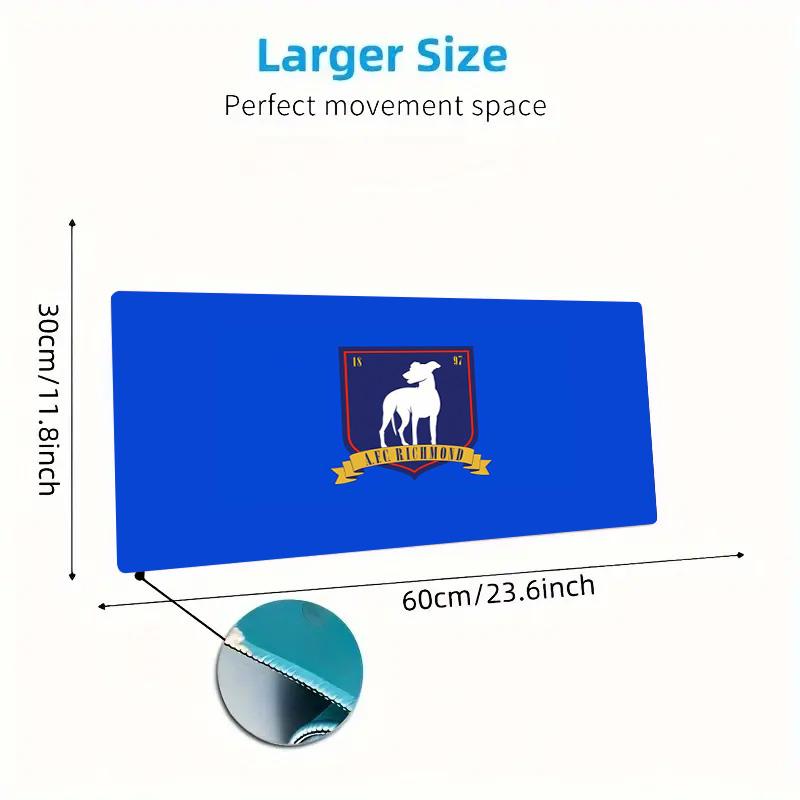 A.F.C. Richmond Color Mouse Pad Large Gaming Table Cushion Non-slip Laptop Tablet Big Mousepad XXL Mat Mini PC Playmat With Lock edge