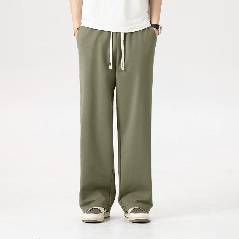 Мужские трикотажные брюки VANCL свободного кроя с прямыми штанинами