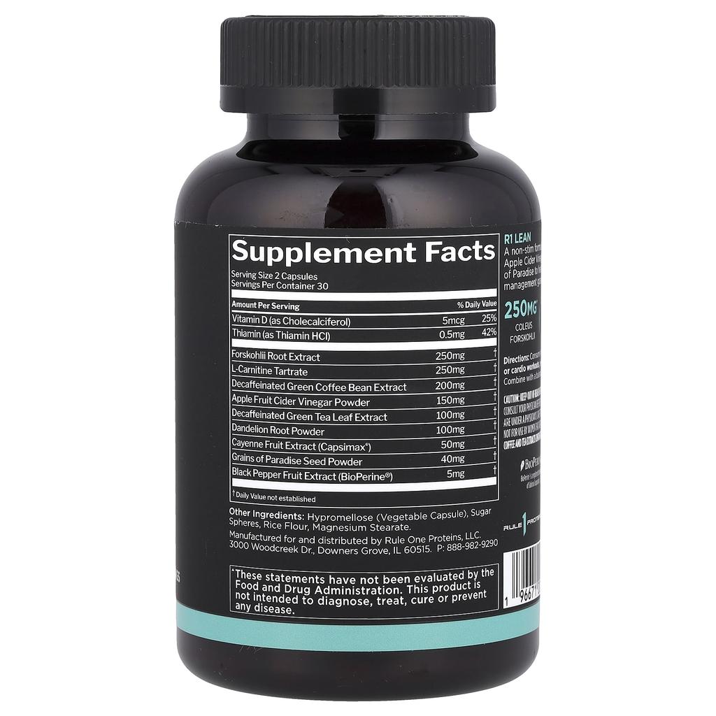 Lean™, Non-Stimulant Weight Management, 60 Capsules