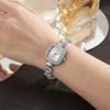 Diamond Studded Watch Strap Square Shaped Watch Rhinestone Women Wristwatch Quartz Watches  Gift