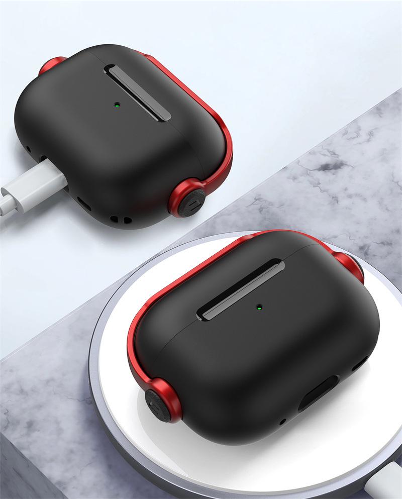 Защитный чехол для AirPods 4 для наушников Apple Pro 2 - Мягкий чехол с полным покрытием для Music Boy Gen 1/2/3 Bluetooth-наушников