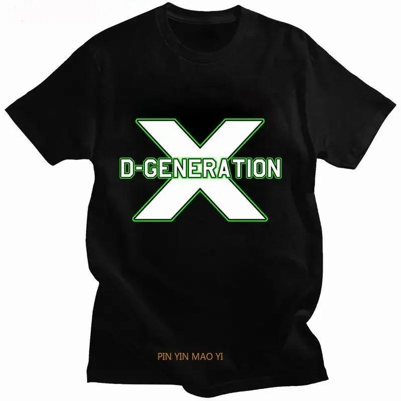 Dx D Generation X Wrestling T-shirt Men Clothing AEW Logo Tshirt American Wrestlers Compete T Shirt Mans Clothing Tops OT-005