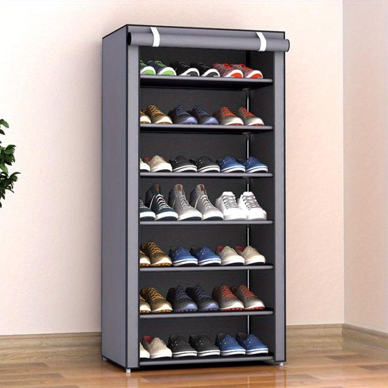 6/8 Layer Simple Shoe Rack Multi Layer Space Saving Economy Household Dustproof Storage Shoe Cabinet Dormitory Doorway Indoor Simple Cabinet