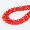 10 мм круглые ярко-красные нефритовые халцедоновые бусины из натурального камня для женщин и девочек, аксессуары, детали, сделай сам, ручная работа для дизайна ювелирных изделий